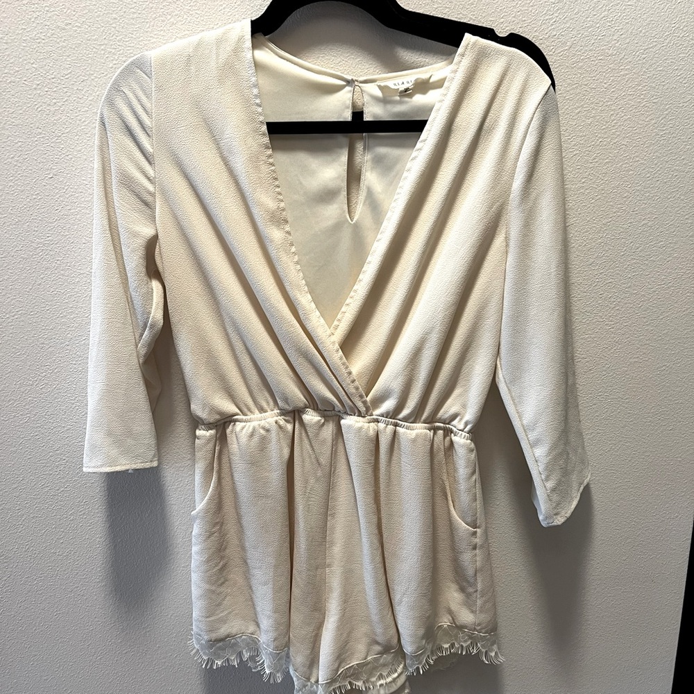 Cream Romper